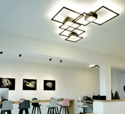 Plafonnier & Spot|Applique*Wever&Ducré Applique ou plafonnier, Venn 2.0, , LED, dim, 3000K, 580/3140 lm, L72,4cm, H9cm - variable coupure de phase, noir