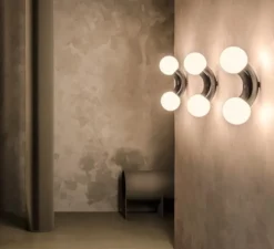 Plafonnier & Spot|Applique*A-N-D Applique ou plafonnier, Vine celling wall, , LED, 3000K, lm, L15cm, H42cm - chrome