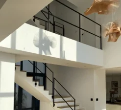 Applique, plafonnier, GEA 30 A, hêtre naturel, LED, Ø30cm, H10cm - LZF