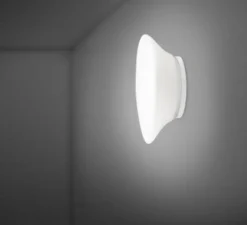 Applique, plafonnier, Mycena, blanc, IP40,LED, 3000K, 17wlm, Ø32cm, H12cm - Fabbian