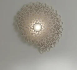 Applique, plafonnier, Notredame, blanc, L83cm, Ø98cm, H11cm, 1520lm, 3000K - KARMAN