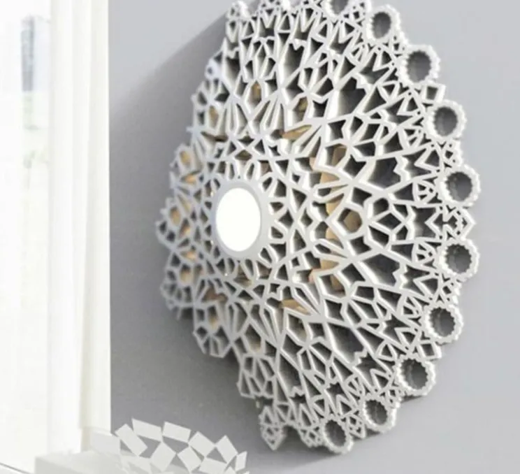 Applique, plafonnier, Notredame, blanc, L83cm, Ø98cm, H11cm, 1520lm, 3000K - KARMAN