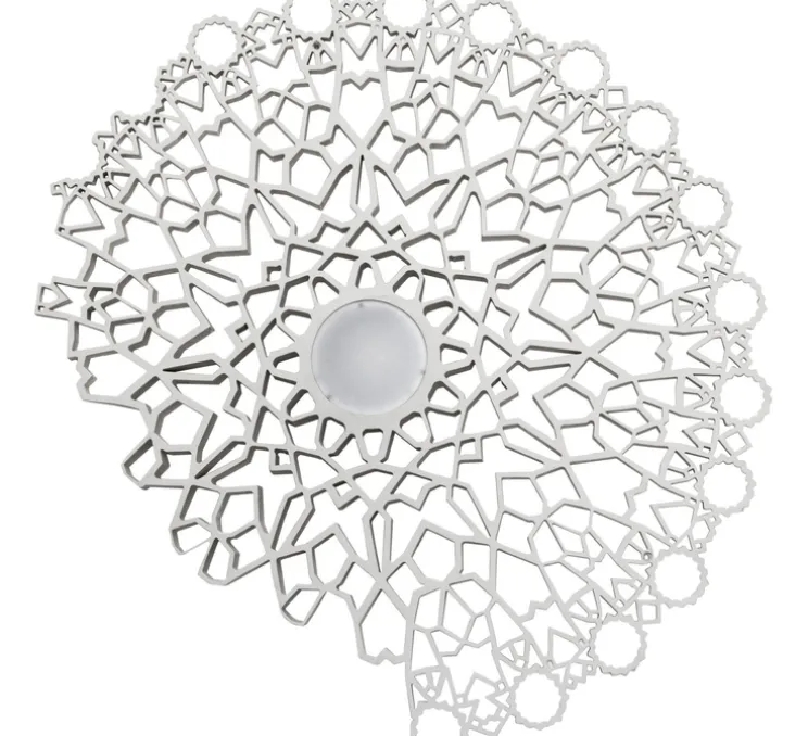 Applique, plafonnier, Notredame, blanc, L83cm, Ø98cm, H11cm, 1520lm, 3000K - KARMAN