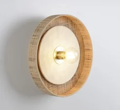 Applique*Market Set Applique, plafonnier, Portinatx, , Ø40cm, H13cm - blanc