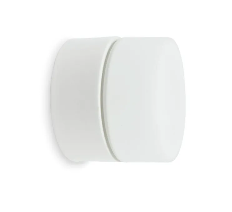Applique, plafonnier, salle de bain, Light.o.017, blanc, IP55, Ø10cm, H8cm - Zangra
