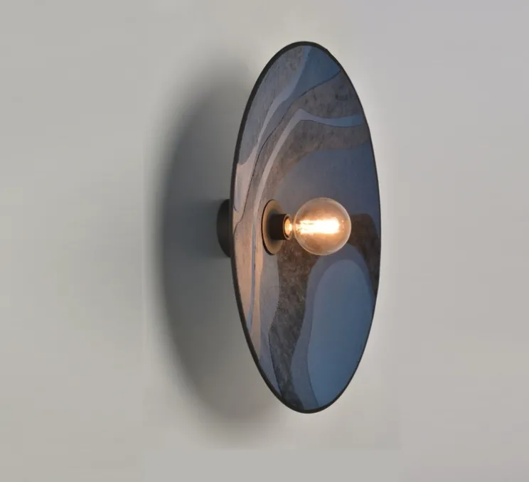 Applique, plafonnier, Sonia Laudet , malachite nuit, Ø60cm, H16cm - Market Set