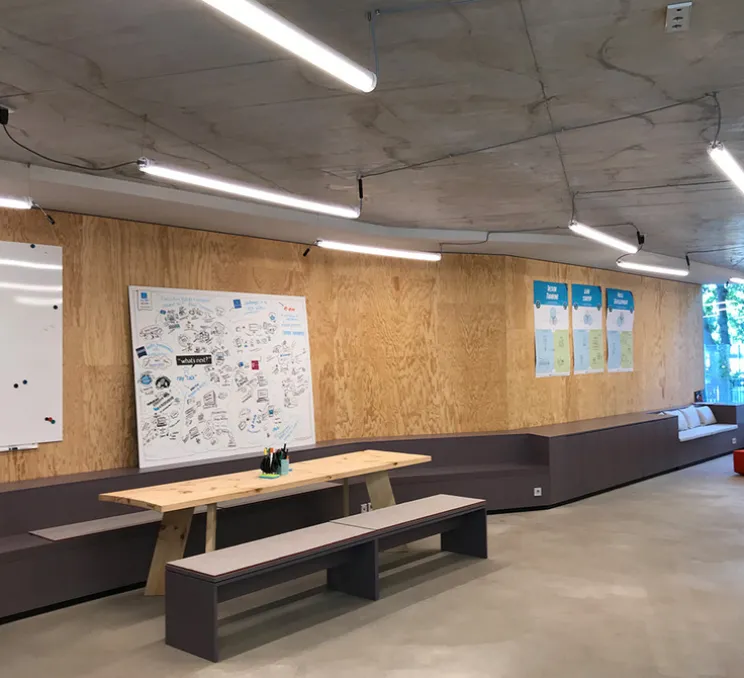 Applique, Plafonnier Tubo 70, blanc, IP67, LED, 4000K, 4500 lm, L147cm, H7cm - O/M Light