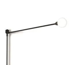 Applique, Potence Pivotante Mini, Charlotte Perriand, noir, LED, 2700K, 400lm, L100cm, H50cm - Nemo Lighting