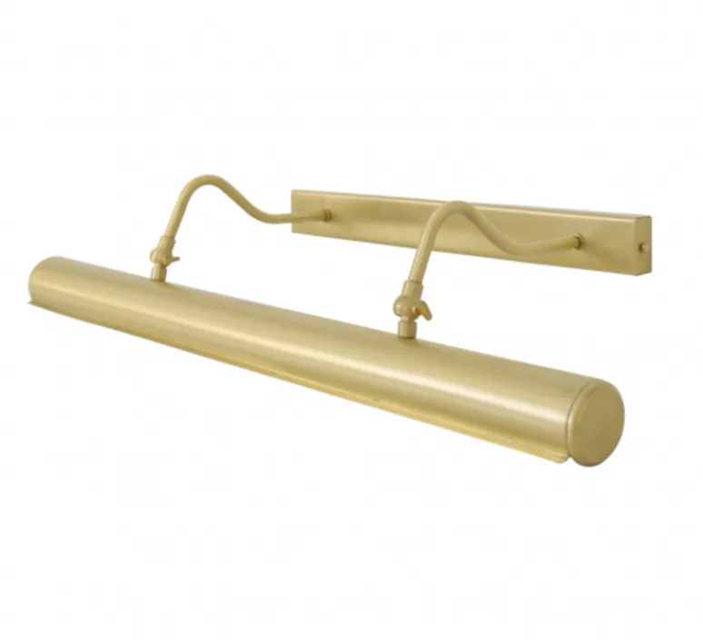 Applique*Mullan Lighting Applique pour tableau, Dublin, satiné, L20cm, H13cm - laiton