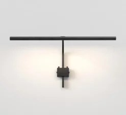 Applique*Astro Applique pour tableaux, Mondrian 600 montée sur cadre, , LED, dim, 2700K, 214 lm, L60cm, H26,5cm - noir mat