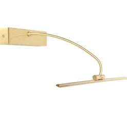 Applique*Tekni Led Applique pour tableaux, Paris, , LED, 3000K, IP44, L53cm, H14cm - Laiton Brossé vernis mat