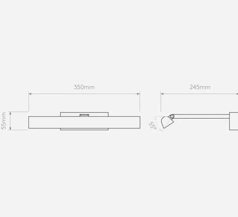 Applique*Astro Applique pour tableaux, Renoir 350, , LED, dim, 2700K, 190 lm, L35cm, H5,5cm - laiton brossé