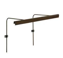 Applique*John Cullen Applique pour tableaux, Wallace 45, , LED, dim, 2700K, 464 lm, L47,3cm, H30,6cm - bronze