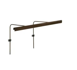 Applique pour tableaux, Wallace 60, bronze, LED, dim, 2700K, 618 lm, L63,3cm, H25,6cm - John Cullen
