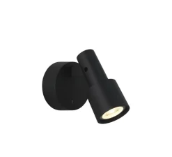 Applique*Wever&Ducré Applique, Sara Snooze, orientable, , Ø8,5cm, H11,5cm - Wever & Ducré noir