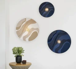 Applique*Market Set Applique, Sonia Laudet D60 , malachite , Ø60cm, H16cm - sable