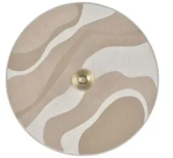 Applique*Market Set Applique, Sonia Laudet D60 , malachite , Ø60cm, H16cm - sable