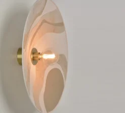 Applique*Market Set Applique, Sonia Laudet D60 , malachite , Ø60cm, H16cm - sable