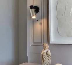 Plafonnier & Spot|Applique*DCW éditions Paris Applique, Spot, Biny spot, , L6,5cm, H15,4cm - Dcw editions noir, argent