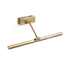 Applique tableau, Magritte, laiton, LED, 3000K, 500lm, L45cm, H5cm - FARO