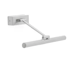 Applique tableau, Magritte, niquel mate, LED, 3000K, 380lm, L30cm, H5cm - FARO