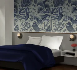 Applique*Alma light Applique, Tribeca avec bras de lecture, albâtre, , LED, 2700K, 270lm, Ø20cm, H25cm - noir