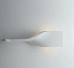 Applique*Nedgis Applique, Vertbois, plâtre, prêt à peindre, Ingrid, , L36cm, H11cm - blanc