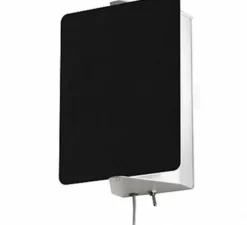 Applique, Volet Pivotant Simple, noir, L17cm, H13cm, interrupteur - Charlotte Perriand - Nemo Lighting