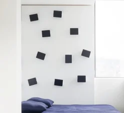 Applique, Volet Pivotant Simple, noir, L17cm, H13cm, interrupteur - Charlotte Perriand - Nemo Lighting