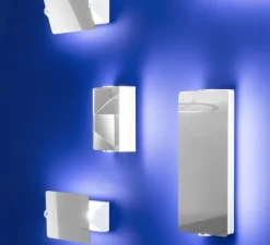 Applique*Nemo Lighting Applique, Volet Pivotant Simple, Perriand, , L17cm, H13cm, interrupteur - inox