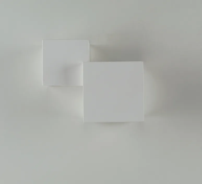 Applique*Nedgis Applique,Vertbois, plâtre, prêt à peindre, Charlotte Square Double, , L19,5cm, H16cm - blanc