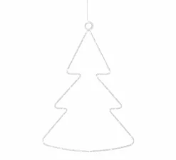Applique*Sirius Arbre de Noël, lumineux, Liva, , LED, H30cm - blanc
