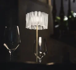 Lampe*Slamp Baladeuse, Accordéon, , LED, dim, 2700K, 150 lm, Ø13cm, H32,7cm - noir, laiton