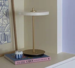 Lampe|Enfants*Umage Baladeuse, Asteria Move, , LED, 3000K, 5-100lm, Ø20cm, H30,6cm - blanc perle