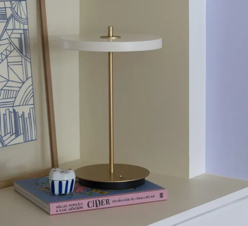 Lampe|Enfants*Umage Baladeuse, Asteria Move, , LED, 3000K, 5-100lm, Ø20cm, H30,6cm - blanc perle