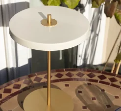 Lampe|Enfants*Umage Baladeuse, Asteria Move, , LED, 3000K, 5-100lm, Ø20cm, H30,6cm - blanc perle