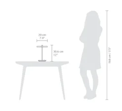 Lampe|Enfants*Umage Baladeuse, Asteria Move, , LED, 3000K, 5-100lm, Ø20cm, H30,6cm - blanc perle