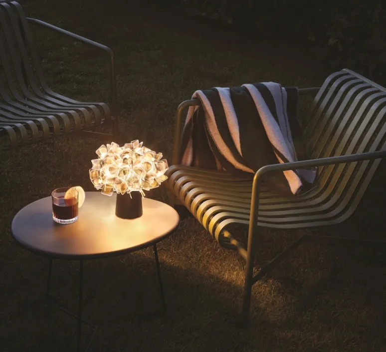 Lampe*Slamp Baladeuse, Clizia Mama Non Mama, , LED, dim, 2700K, 150 lm, Ø27cm, H25cm - noir et or