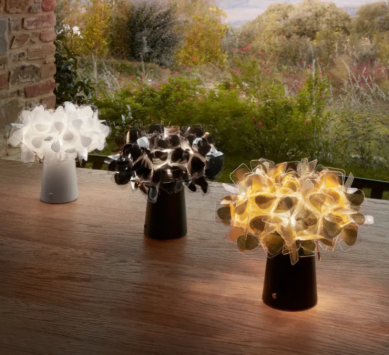 Lampe*Slamp Baladeuse, Clizia Mama Non Mama, , LED, dim, 2700K, 150 lm, Ø27cm, H25cm - noir et or