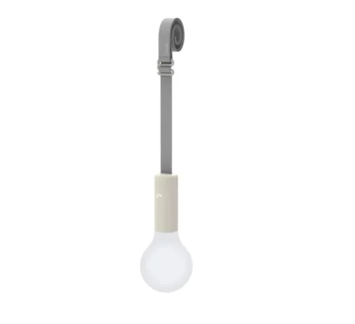 Baladeuse, d'extérieur, Lampe H24 avec sangle de suspension, Gris Argile, IP54, LED, 3000K, 70 lm, Ø11,5cm, H126,5cm - Fermob