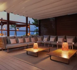 Baladeuse, d'extérieur, Nans M/41/R Outdoor, Brun graphite - Teinte rouge, IP65, LED, 2700K, 460 lm, Ø20.8cm, H40.5cm - Bover