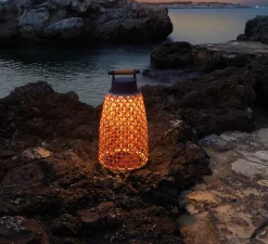 Baladeuse, d'extérieur, Nans M/41/R Outdoor, Brun graphite - Teinte rouge, IP65, LED, 2700K, 460 lm, Ø20.8cm, H40.5cm - Bover