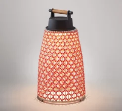 Baladeuse, d'extérieur, Nans M/41/R Outdoor, Brun graphite - Teinte rouge, IP65, LED, 2700K, 460 lm, Ø20.8cm, H40.5cm - Bover