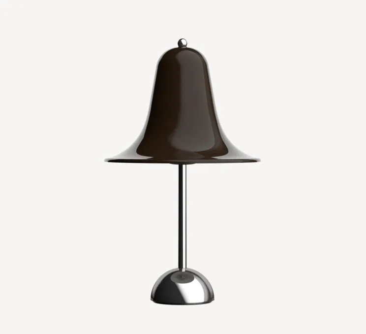 Baladeuse d'extérieur, Pantop 23, USB-C, marron foncé, IP44, Ø18cm, H30cm - Verpan