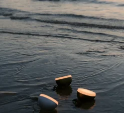 Baladeuse, d'extérieur, Sphere Adventure, vert profond, IP67, LED, dim, 2700K-3300K, 350 lm, Ø14cm, H9,5cm - New Works