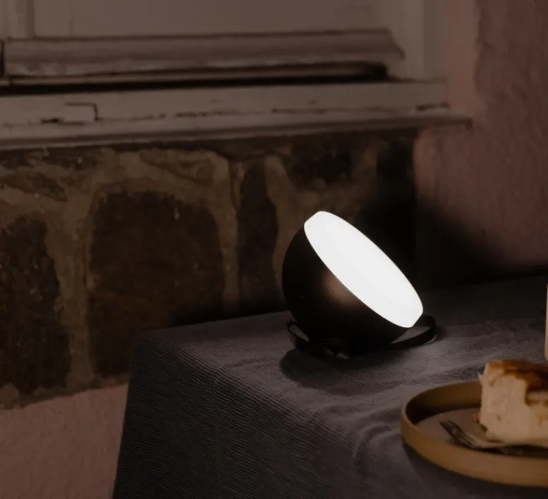 Enfants|Lampe*New Works Baladeuse, d'extérieur, Sphere Adventure, , IP67, LED, dim, 2700K-3300K, 350 lm, Ø14cm, H9,5cm - bronze foncé