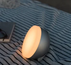 Baladeuse, d'extérieur, Sphere Adventure, gris chaud, IP67, LED, dim, 2700K-3300K, 350 lm, Ø14cm, H9,5cm - New Works