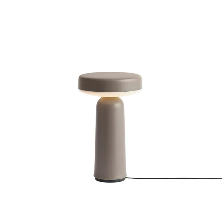 Lampe*Muuto Baladeuse, Ease, , IP54, LED, dim, 2700K, 230 lm, Ø13,2cm, H21,5cm - taupe
