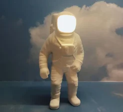 Enfants|Lampe*Seletti Baladeuse, Flashing Starman, , LED, 2700K, 300lm, L18cm, H22,5cm - blanc