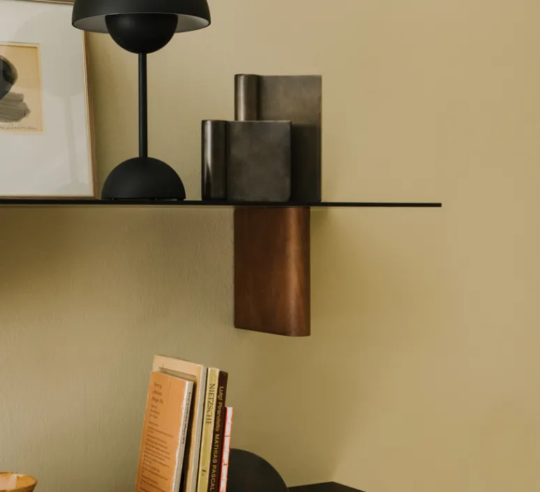 Lampe*Andtradition Baladeuse, Flowerpot VP9, , IP44, LED, 2700K, 325lm, Ø16cm, H29,5cm - noir mat